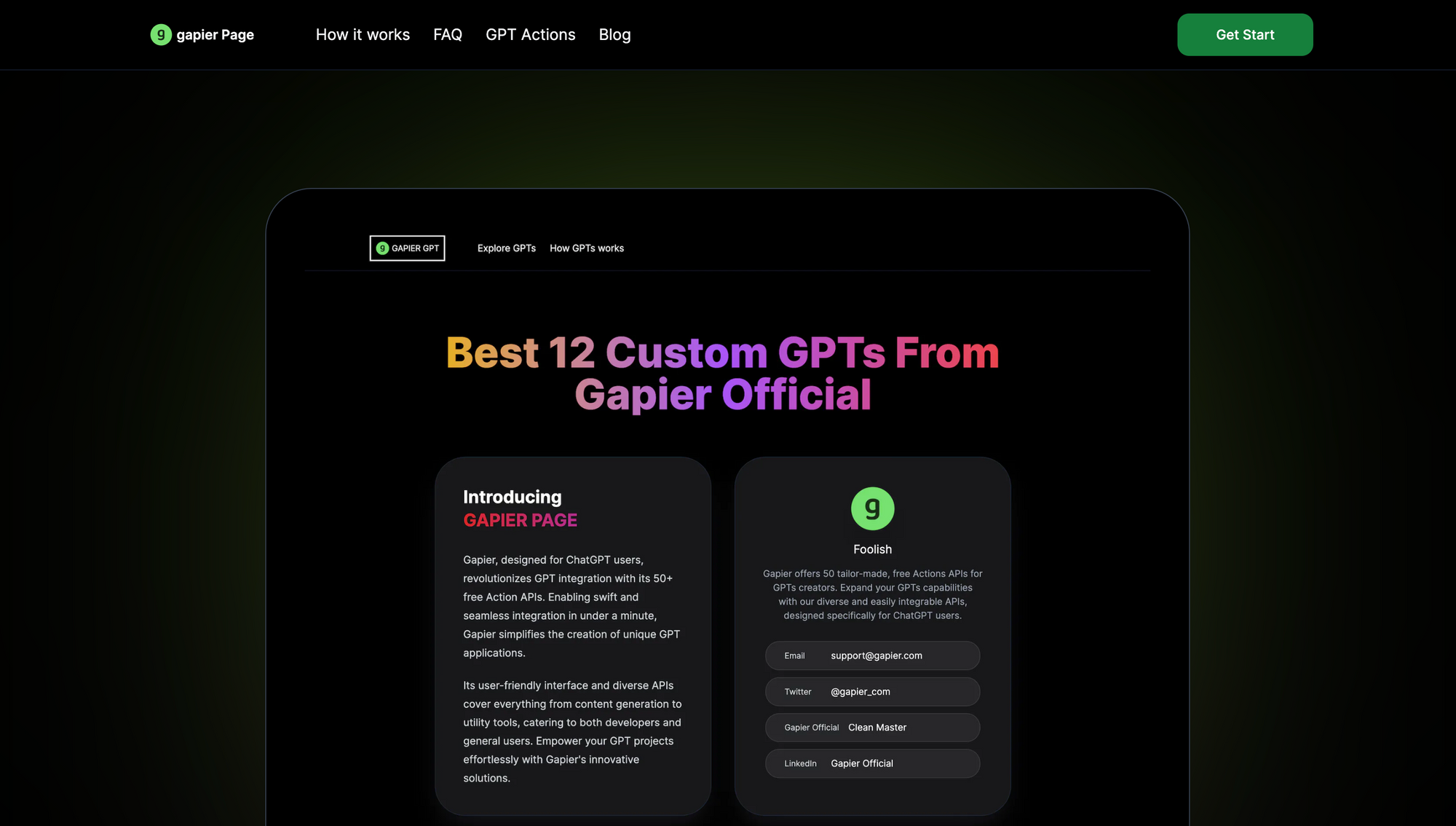 Gapier Page Beta Launches!